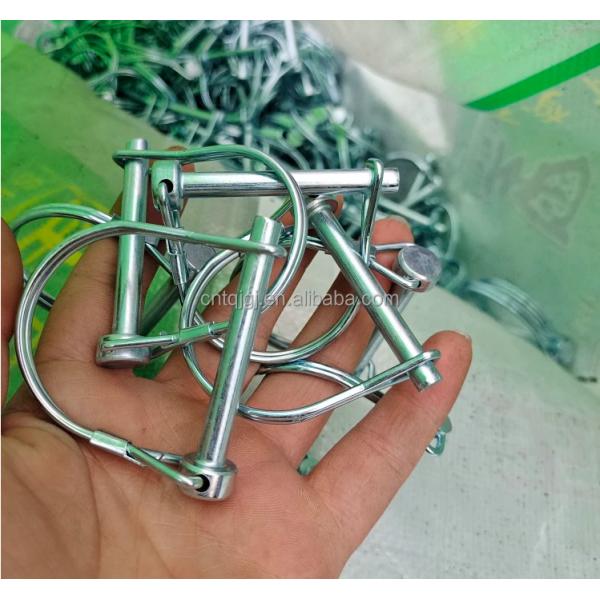 Quick-Release Pins Custom D-Type Double Wire Half Round Safety Pin Stainless Steel 201/304/316 Steam Oxide Nitride Finish