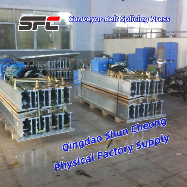 Customizable Vulcanizing Press Machine for Conveyor Belts with 1400mm Working Width and Electrical Heating