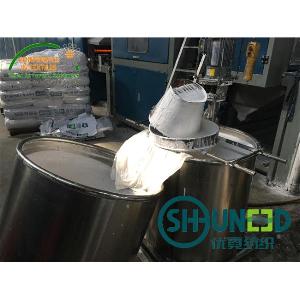 100% Polyester Bonded Interlining , Bump Interlining For Garments