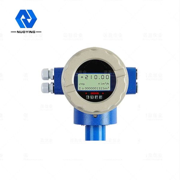 NYLD Intelligent Integrated Electromagnetic Flowmeter Water Flow Sensor 0.5% Accuracy for Waterworks Salt Water Flowmeter