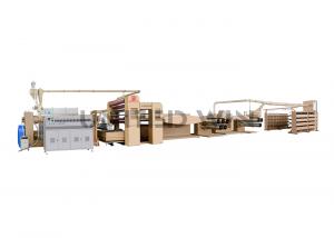 China Flat Filament Yarn Tape Extrusion Line For Pp And Pe Two Die Head 400KW on sale