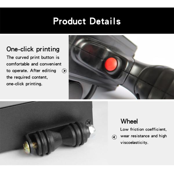 1-6 Printing Lines Inkjet Printer for Portable Thermal Batch Logo Expiry Date Printing