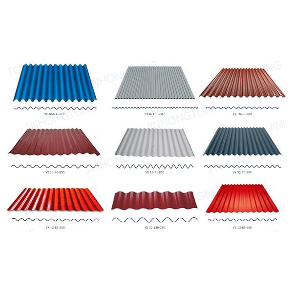 Welding Processing Service Prepainted Corrugated Roofing Sheets for Spcc Sgcc Secc in Grade DX51D DX52D DX53D DX54D DX55D