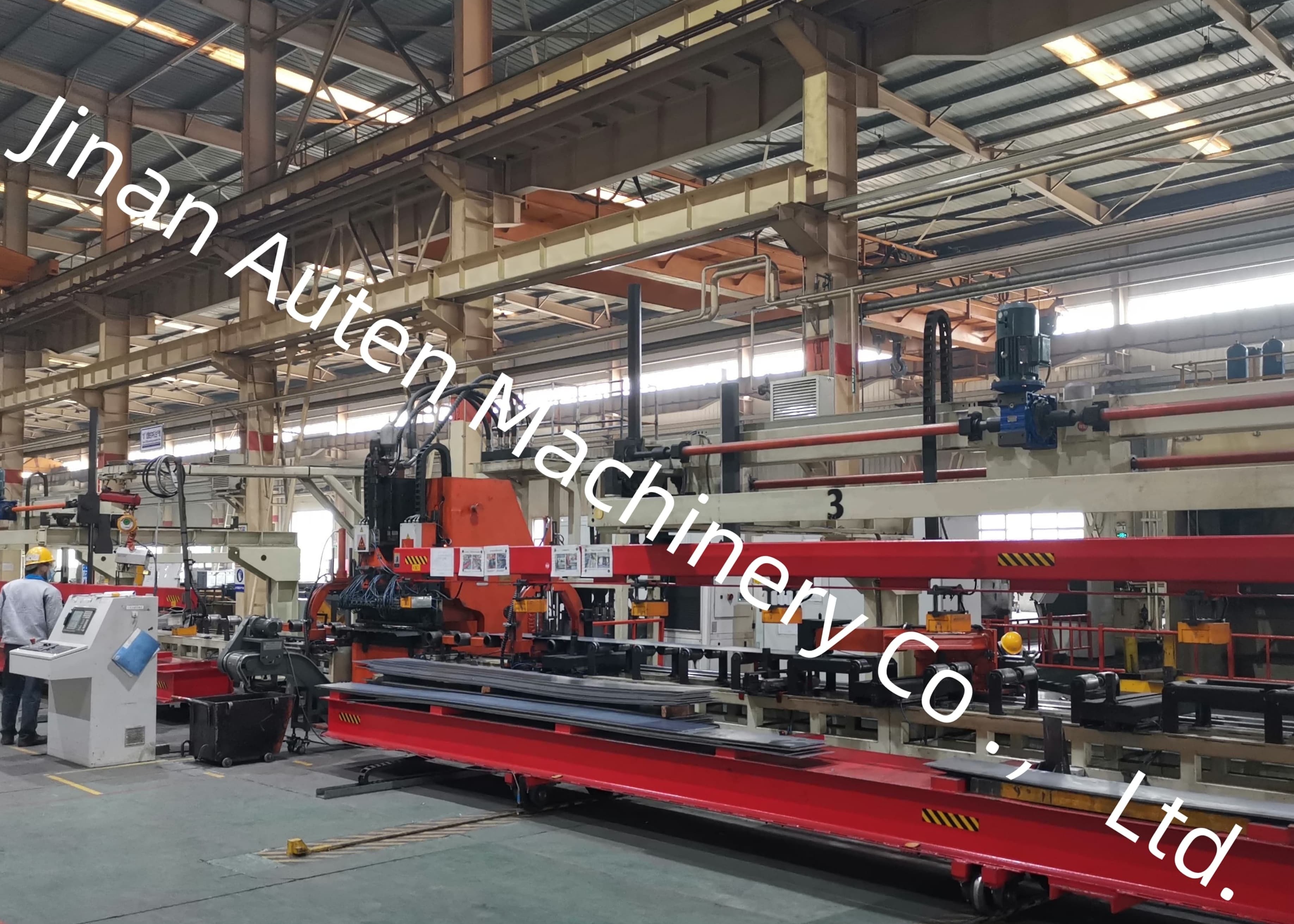 Servo-Driven Automobile Longitudinal Beam Flat Plate CNC Punching Line