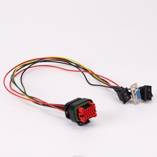Custom Wire Harness with Switch Included REACH and CE Certified Cable Assembly
