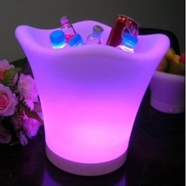 Buy Wholesale LED ice bucket,led bar colorful supplies, light champagne bucket at wholesale prices