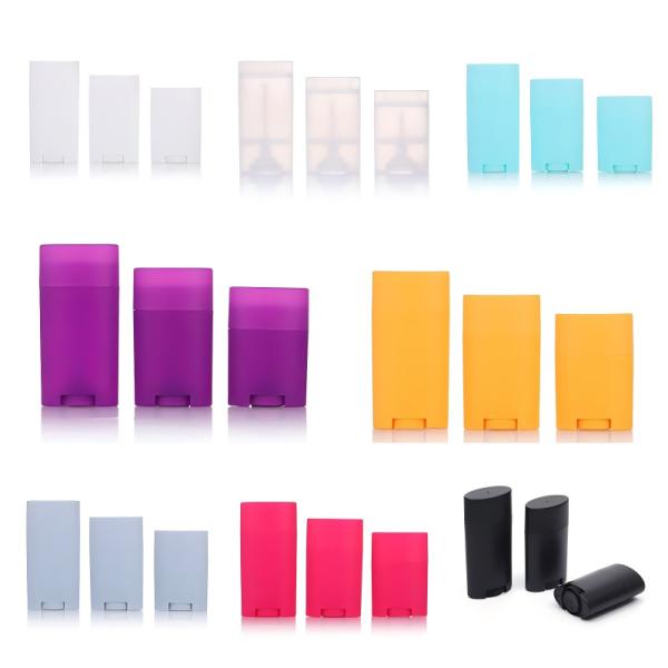 30/45g Premium Empty Deodorant Stick Tubes Refillable Push-Up Tubes Solid Perfume Lip Balm Body Butter DIY Beauty Products