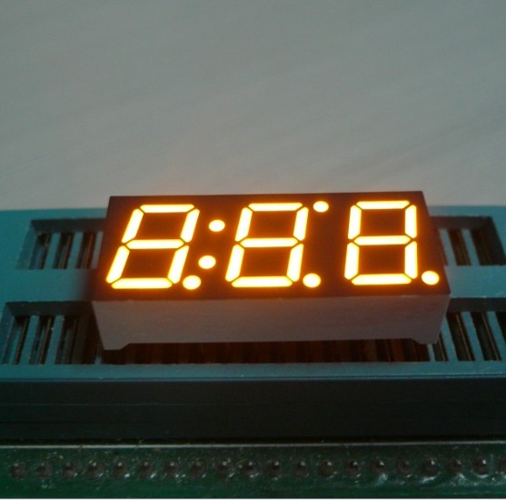 10mm Large Triple Digit Seven Segment Black Face Led Display