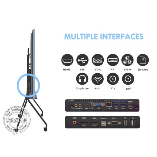 86 Inch 4K Interactive Whiteboard 3840x2160 For Education