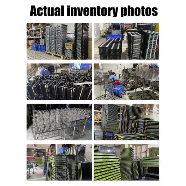 SMT Loading and Unloading Rack 355*320*563mm with PP Side Panel and Galvanized Base Plates for PCB Turnover