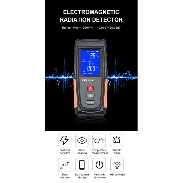3500MHz Multifunction Environment Meters Digital Electromagnetic Radiation Tester
