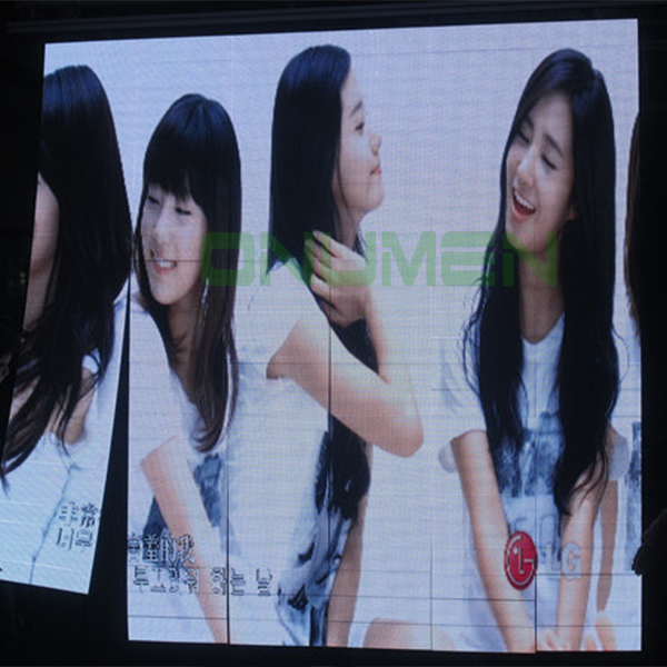Collapsable P6 Indoor LED Display Screen Rental With 2000 Nits Black Module