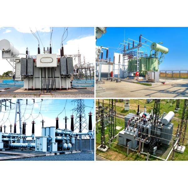 66kV Oil Immersed Transformer Three Phase Double Winding Voltage Regulating Power Transformer