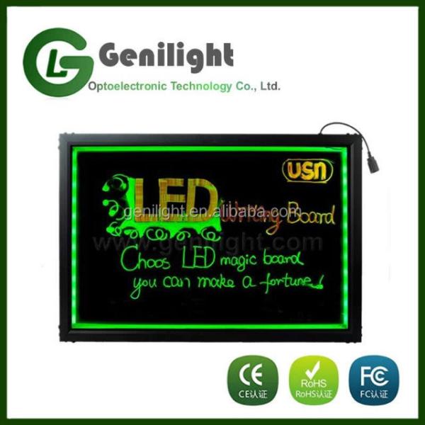 Rectangle LED NAILS SIGN Make Your Nail Display Shine with Our Motion Flashing Design