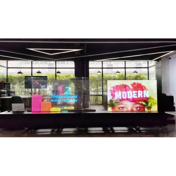 AC100-240V Transparent LED Display Panel Film Multipurpose Stable