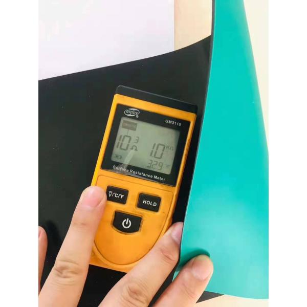 Flame Retardant ESD Rubber Mat 2mm 3mm Thickness 10e6-10e9 Ohm