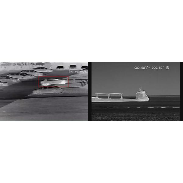 IP66 Protection Dual Thermal Camera , Vehicle PTZ Security Camera