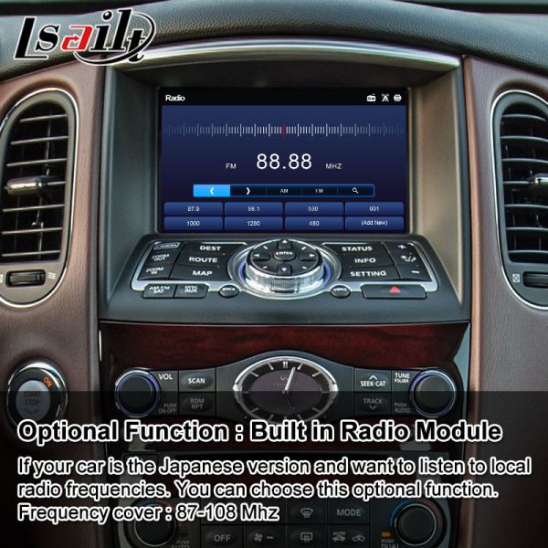 Lsailt Android Carplay GPS Navigation Interface for 2013-2017 Infiniti QX50
