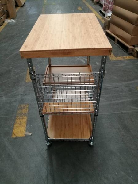 Buy metal/ wood kitchen carts , Shelving, Carts & Racks | Wire Shelves Wire Shelving China at wholesale prices