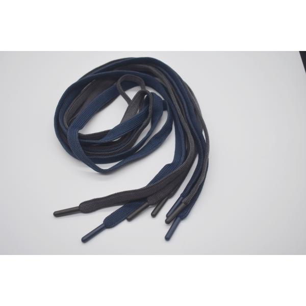 1cm Multicolor Hoodie Polyester Flat Drawstring Cord With Plastic Metal Tips