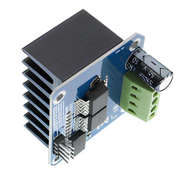 43A High-Power Car Motor Drive Module Intelligent Current Limiting Control Semiconductor Cooling Design