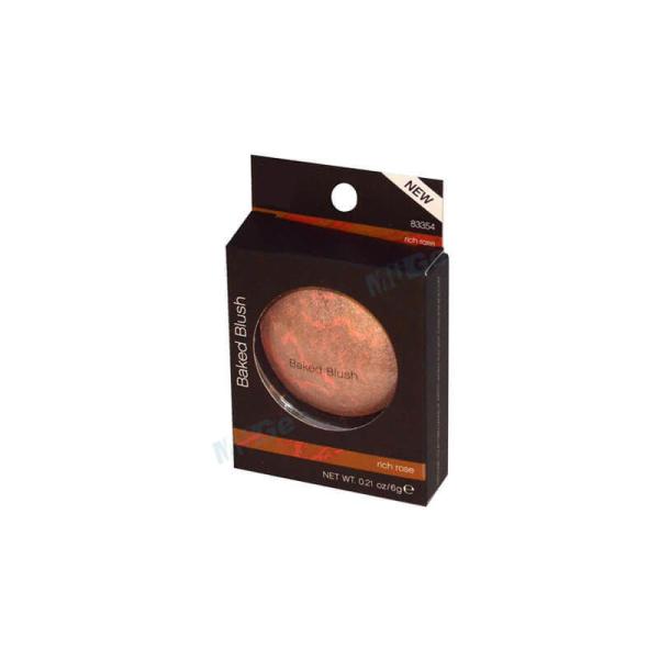 cosmetic blush box with clear window blush packaging paper box soap box