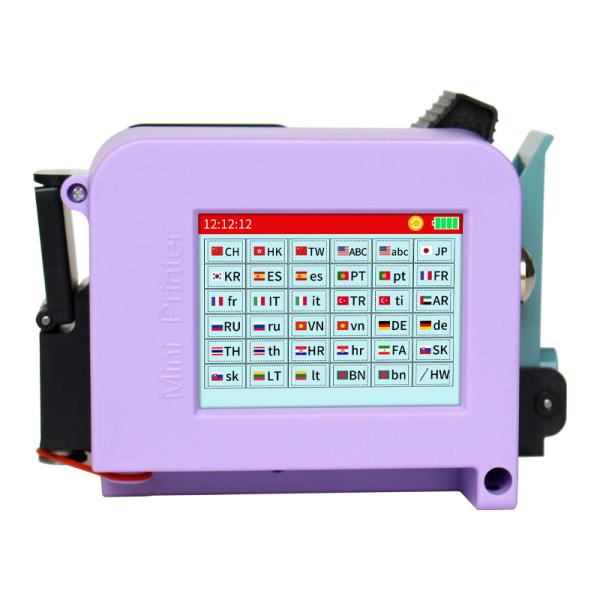 Mini Hand Held Cij Inkjet Printer for Plastic Wood Paper Glass Packing Code Printing