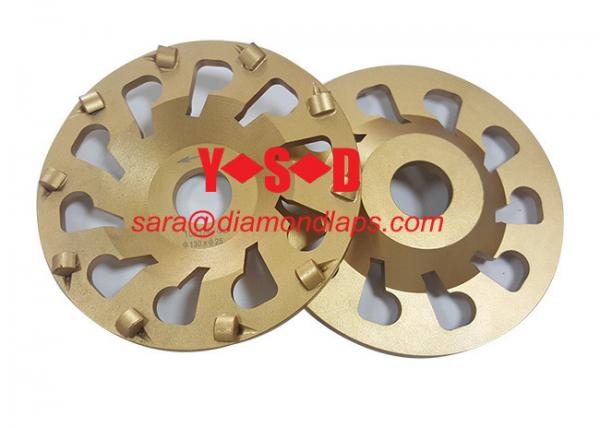 125mm 5" Inch Concrete Grinding PCD Cup Wheel for Surface Preparation