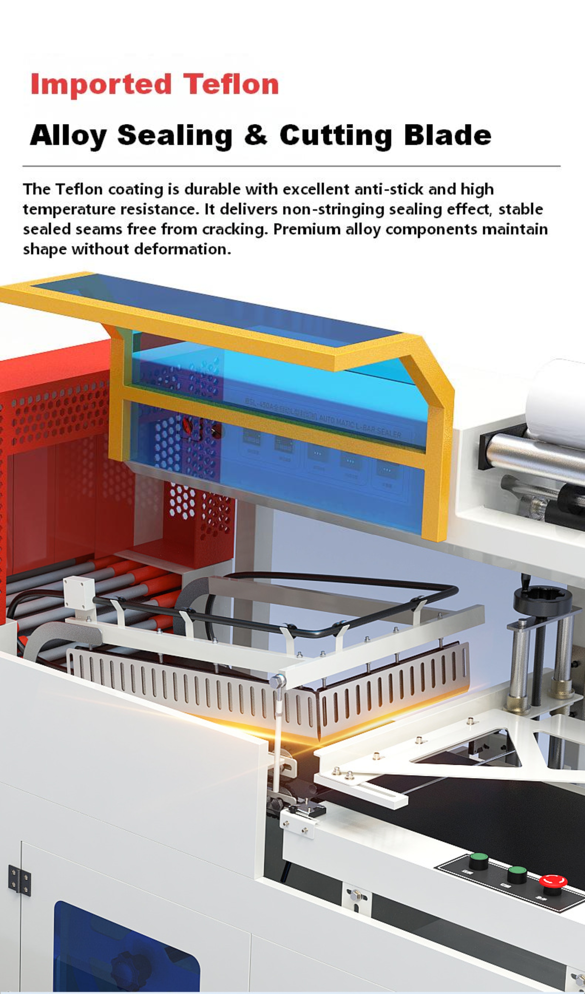 Fully Automatic High-Speed L-Type Sealing Heat Shrink Wrapping Machine for packaging lines