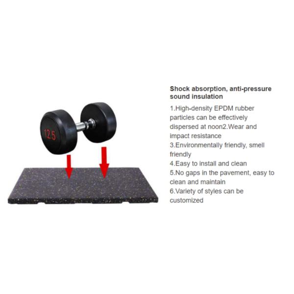 Indoor Playground Rubber Mat Roll Tile Composite Floor Mat