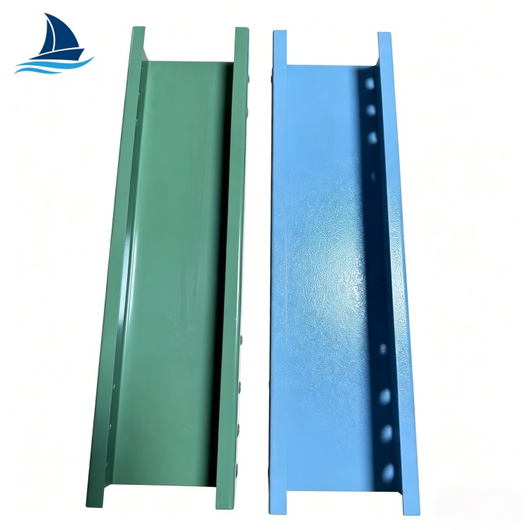 Metal Cable Tray Spray Painted For Rooftop Cable Routing System