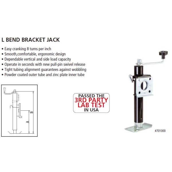 2000 Lb Trailer Jack Trailer Hitch Jack For Agriculture