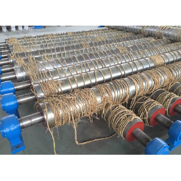 Rubber Covered Paper Machine Roll For Wire / Dryer / Press Section