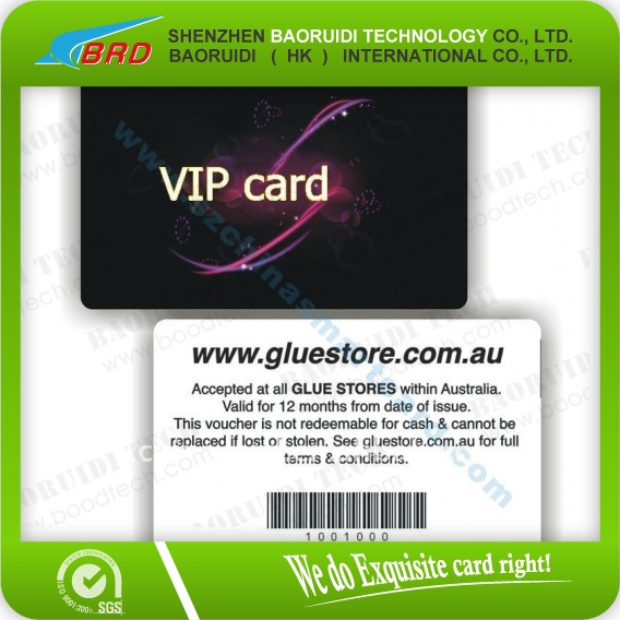 high quality business member plastic card