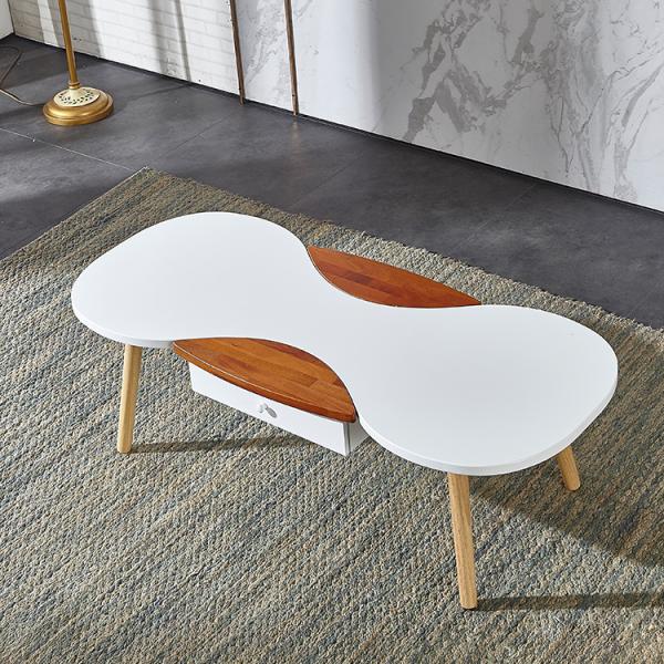 Decomposable Stool MDF Small Splicing Coffee Table 19KG With Drawers
