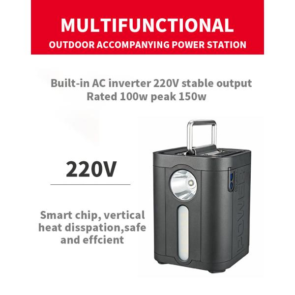 99Wh 500A Solar Portable System / 100W Home Solar System