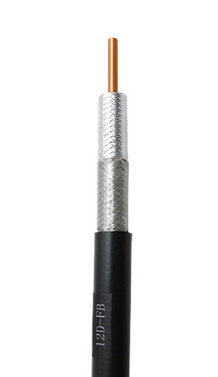 12D-FB Cable Inner Conductor BC with Outer Conductor Tinned Copper Braid 50Ohm Coaxial Cable