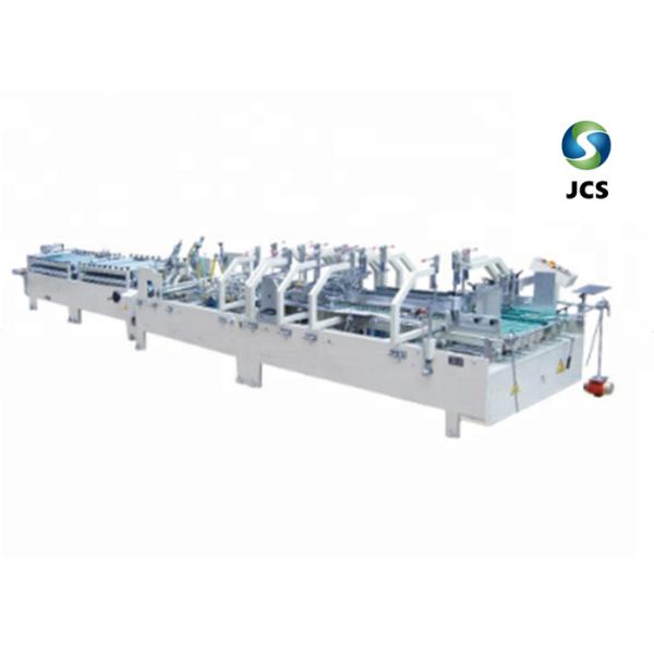 Carton Box Automatic Folder Gluer Machine 6kw 380v Electric Driven Low Noise