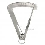 Laboratory Measure Calipers Dental Lab Dentist Measurement Scale Ruler