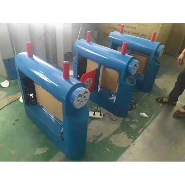 kindergarten Swing Barrier Gate 600 - 900mm Passage width bi direction adjustable