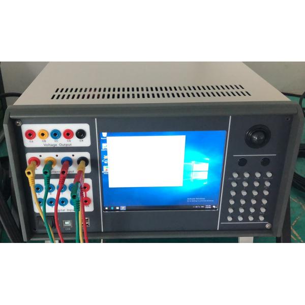 Three Phase Protection Relay Test Equipment LCD Display