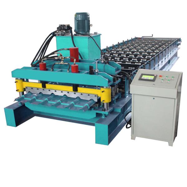 Metal Sheet PPGI 380V60Hz Glazed Tile Roll Forming Machine Automatic