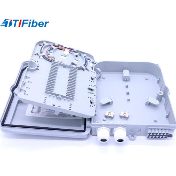 Wall Mounted Fiber Optic Distribution Box 1X16 With SC Adapter Splitter / Pigtails