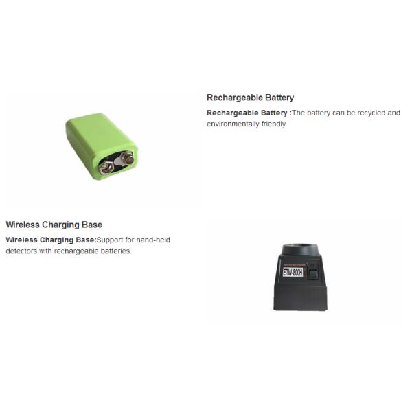 Wireless Charging portable metal detector For Checking Subway Riders