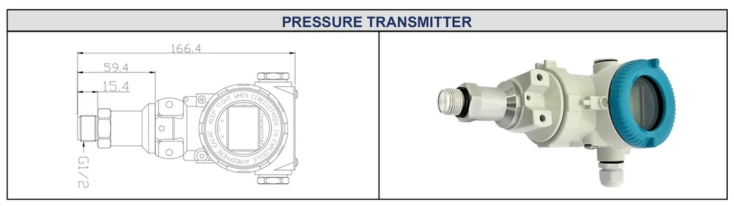 Flat Film Hygienic Pressure Transmitter Sensor