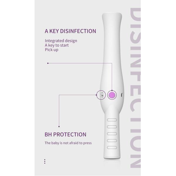 2W USB Portable Rechargeable Sterilization Disinfection UV Lamp