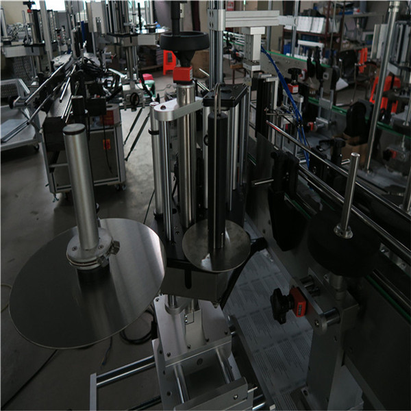 PLC Control Automatic Sticker Labeling Machine For Bottles Adhesive Label