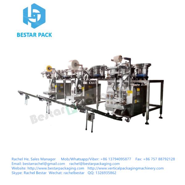 Automatic counting packing machine for furniture accessories
