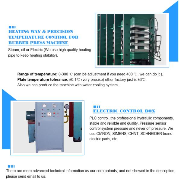Xlb1000X1000 Rubber Floor Tile Vulcanizing Press Advanced