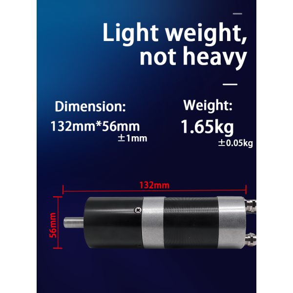 Servo Motor With Integrated Acceleration And Deceleration Mechanism, With Incremental Encoder Feedback, 1:26 Reduction Ratio Gate Servo Motor